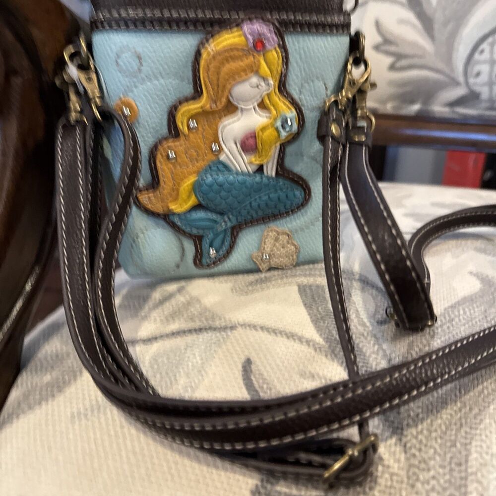 EUC Chala Mermaid Crossbody Bag Purse #1163